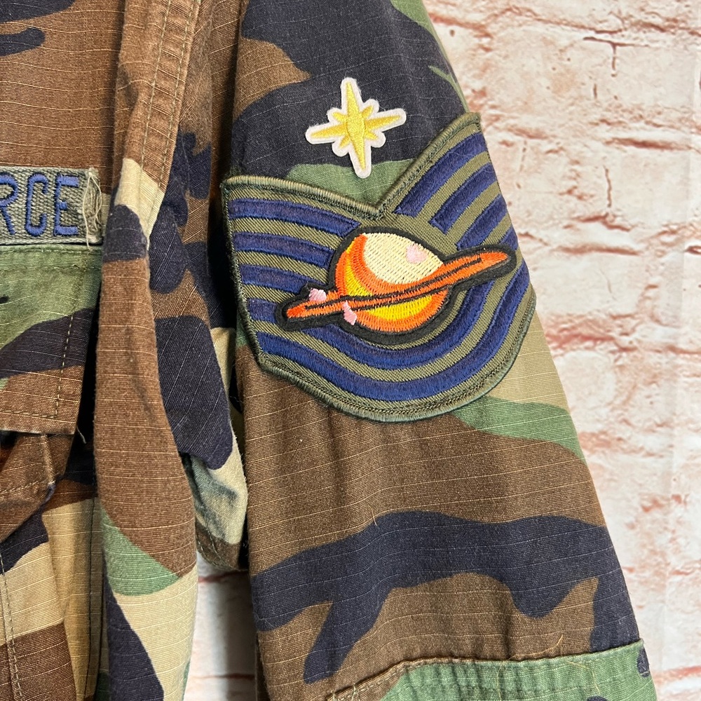 Airforce Diy Patch Camo Jacket. Space Jacket - image 4